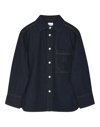 Day Birger et Mikkelsen - Naika Relaxed Denim Skjorte - Blue Indigo